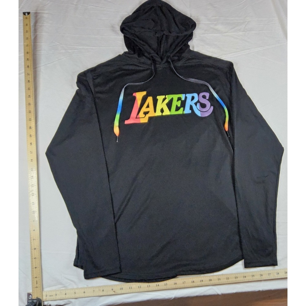🏀 LA Lakers Rainbow Pride Hoodie - Men's XL 🌈